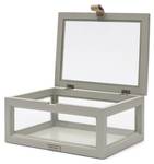 The Metropolitan Display-Kasten Beige - Holzwerkstoff - Glas - 24 x 14 x 30 cm