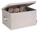 Aufbewahrungsbox SOFT Beige - Textil - 34 x 25 x 45 cm