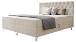 Boxspringbett Chester Beige - Breite: 186 cm