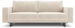 Schalfsofa mit Box CARO 3 Sitzplätze Beige