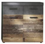 Schuhschrank Irwin Grau - Holz teilmassiv - 90 x 89 x 34 cm