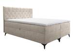 Boxspringbett JULLIE Creme - Breite: 126 cm