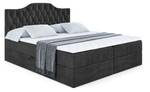 Boxspringbett VILA-1 Schwarz - Breite: 140 cm - H3