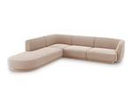 Ecksofa MILEY 6 Sitzplätze Beige