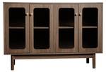 Sideboard Eurynom Ⅲ Braun - Holzwerkstoff - Metall - Massivholz - Holzart/Dekor - 40 x 82 x 120 cm