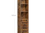 Badezimmerschrank Kathmandu Braun - Holzwerkstoff - 30 x 167 x 40 cm