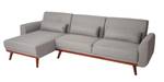 Sofa J20 Grau - Textil - 280 x 85 x 139 cm