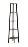 Eckregal Standregal Braun - Holzwerkstoff - 159 x 34 x 33 cm