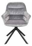 Chaise Astoria Gris - Textile - 60 x 85 x 60 cm