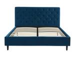 Lit design Kopito Bleu - Textile - 216 x 171 x 110 cm