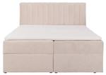 Boxspringbett ARAO Beige - Textil - 166 x 114 x 218 cm