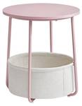 Beistelltisch Dallas Pink - Holzwerkstoff - 45 x 50 x 45 cm