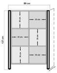 Kommode Dpilon Höhe: 127 cm