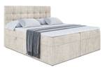 Boxspringbett BERO Ecru - 160 x 110 cm - H4