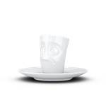Tassen Kaffeetasse aus wei脽em Porzellan