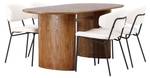 Essgruppe Isolde 13 ( 5-teilig) Braun - Massivholz - 90 x 75 x 180 cm