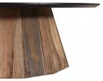 Table basse ronde en pin recyclé D90 Marron - En partie en bois massif - 90 x 32 x 90 cm
