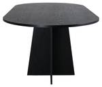 Table à manger BOOTCUT DT115 Noir - Bois manufacturé - Matière plastique - 115 x 75 x 230 cm