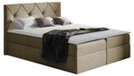 Boxspringbett Crystal Beige - Breite: 147 cm