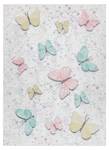 Tapis Lavable Bambino 1610 Papillons 80 x 150 cm