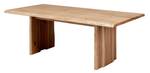 Esstisch JULIAN Beige - Massivholz - Holzart/Dekor - 200 x 75 x 100 cm