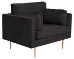 Fauteuil BOOM AC 1NOS Noir - Doré - 110 x 84 x 86 cm