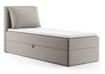 Boxsprinbett Einzelbett Pinet Mini Taupe - Breite: 70 cm