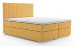 Boxspringbett PORU Gelb - Breite: 120 cm - H4