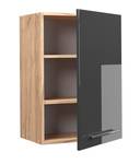 Hängeschrank Fame-Line 38379 Hochglanz Anthrazit - Sonoma Eiche Trüffel Dekor - 50 x 72 cm