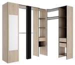 Offener Kleiderschrank BERTRAND Grau - Holzwerkstoff - 141 x 205 x 231 cm