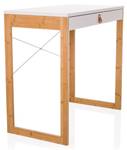 Schreibtisch TAROLO II Weiß - Holzwerkstoff - 80 x 75 x 42 cm