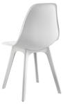 Lot de 2 Chaises Brevik pour Cuisine Blanc