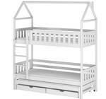 Lit cabane IGA HB005 Blanc