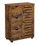 Badezimmerschrank Aufbewahrungsschrank Braun - Holzwerkstoff - 30 x 80 x 60 cm