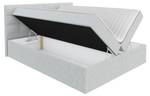 Boxspringbett Fado I Hellgrau - Breite: 185 cm