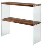 Console Dacell Marron - En partie en bois massif - 30 x 80 x 90 cm