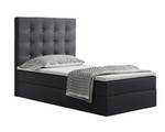 Boxspringbett Amsterdam One Hellgrau - Breite: 90 cm