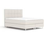 Boxspringbett Elisio Beige - Breite: 180 cm