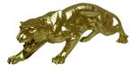 Gold Panther Skulptur