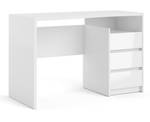 Schreibtisch Fula Weiß Weiß - Holz teilmassiv - 120 x 77 x 57 cm