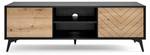 Meuble tv DIAMOND RTV154 2D Beige - Bois manufacturé - Matière plastique - 154 x 50 x 39 cm