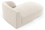 Chaiselongue MILEY Hochglanz Beige