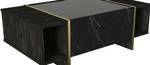 Table basse Dpagliar Noir - Bois manufacturé - 60 x 38 x 104 cm