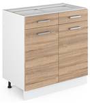 Meuble cuisine R-Line 29726 Marron - Blanc