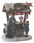 Weihnachtsdorf-Miniatur Süßigkeitenladen Stein - 8 x 10 x 10 cm
