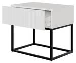 Table de chevet VELDIO Noir - Blanc