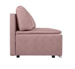 Schlafsofa Lango Pink - Textil - 203 x 88 x 90 cm