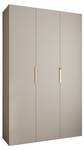 Drehtürenschrank Como 4 Beige - Gold - 150 x 50 cm