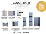 COLOR BATH Midischrank Hellblau