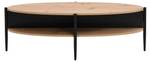 Table basse EVARO Noir - Bois manufacturé - 65 x 39 x 125 cm